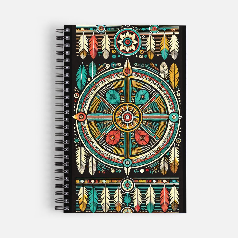 Colorful Feathers Notebook