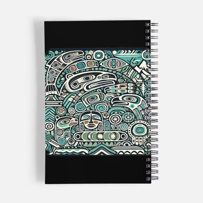 Alaskan Indigenous Eagle Notebook